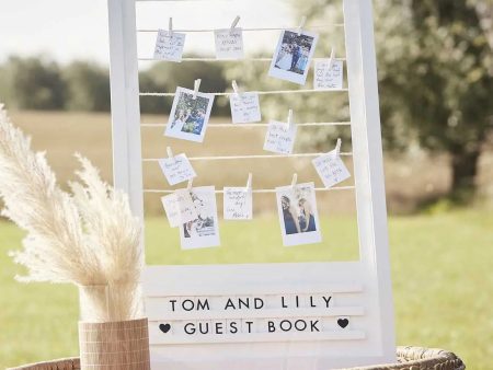 Ginger Ray Customisable Frame Wedding Guest Book Alternative For Cheap