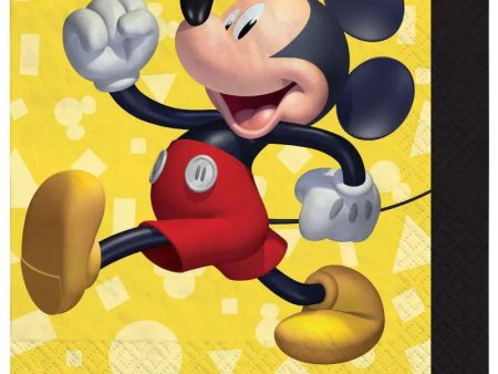 Mickey Mouse Forever Napkins - Beverage 16 Pkt Online