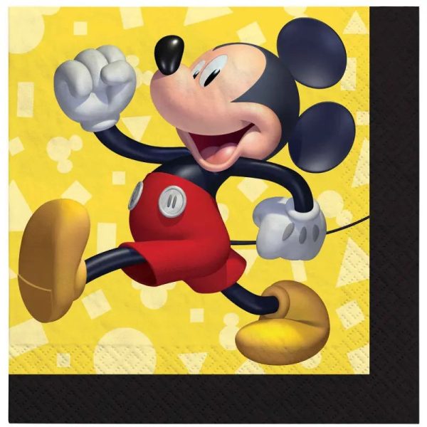 Mickey Mouse Forever Napkins - Beverage 16 Pkt Online