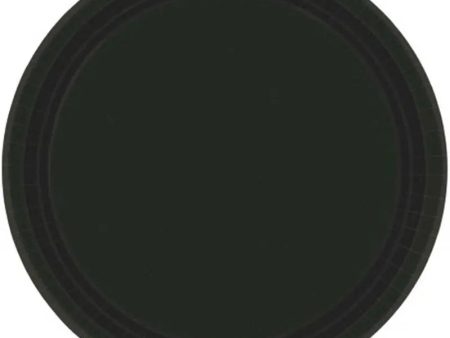 Eco Jet Black Plates - Lunch 20 Pkt Hot on Sale