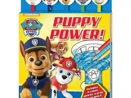 Paw Patrol Puppy Power Activity Set with 5 Pencils For Cheap