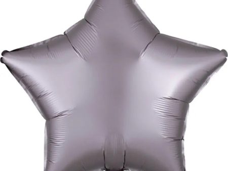 Satin Luxe Greige Star Foil Balloon Hot on Sale