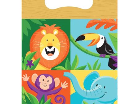 Jungle Safari Loot Bags - 8 Pkt For Discount