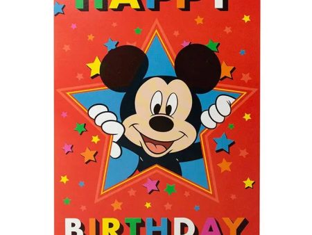 Mickey Mouse Birthday Card Sale