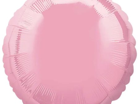 Iridescent Pearl Pink Round Foil Balloon For Discount