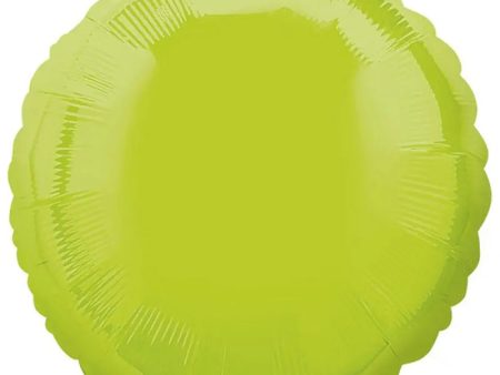 Kiwi Green Round Foil Balloon Online Sale