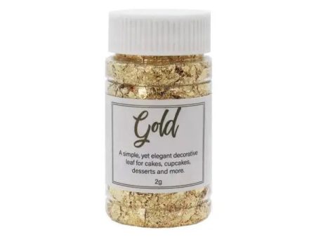 Decorating Gold Leaf 2g Cheap