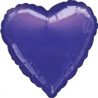 Metallic Purple Heart Foil Balloon For Discount