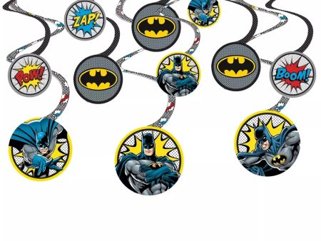 Batman Heroes Unite Hanging Swirl Decorations Online now