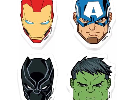 Marvel Avengers Powers Unite Erasers - Pack of 8 Online Hot Sale