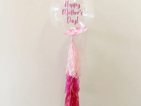 Floral Mother s Day Personalised Bubble Balloon by Pop Balloons Online Hot Sale