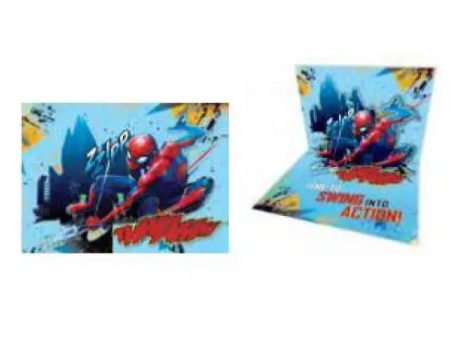 Spiderman Birthday Card - Paper Pop up Card Discount