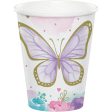 Butterfly Shimmer Cups - 8 Pkt For Discount