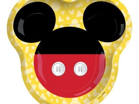 Mickey Mouse Forever Shaped Plates - Dinner 8 Pkt Online