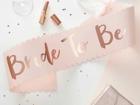 Ginger Ray Team Bride Sash - Bride to Be For Cheap