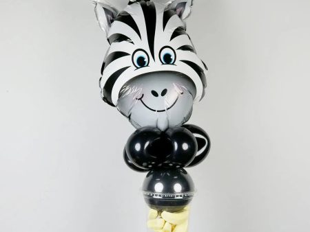 Zack Zebra Balloon Candy Cup Cheap