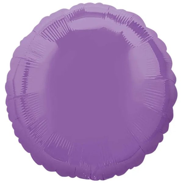 Spring Lilac Round Foil Balloon on Sale