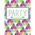 Geometric Party Invitations - 20 Pkt Sale