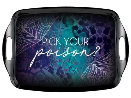 Pick your Poison Serving Tray For Discount