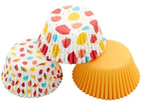 Wilton Mixed Polka Dot Cupcake Papers - 75 Pkt For Discount