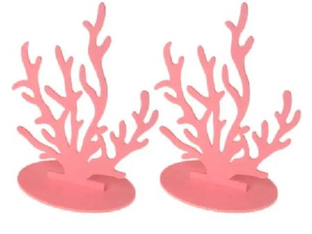 Mini Pink Coral Centrepieces - 2 Pkt Discount