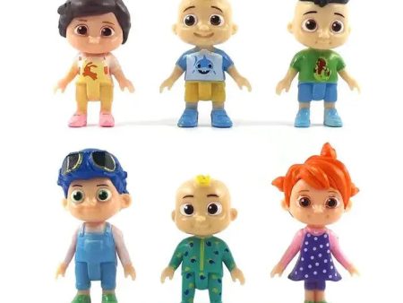 CoComelon Characters Cake Topper Set Supply