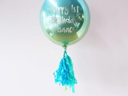 Happy 1st Birthday Personalised Orbz Balloon For Discount