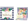 Floral Birthday Card - Paper Pop up Card For Discount