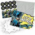 Batman Heroes Unite Invitations - 8 Pkt Fashion