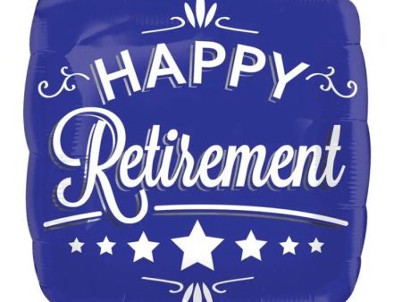 Happy Retirement Square Foil Balloon Online