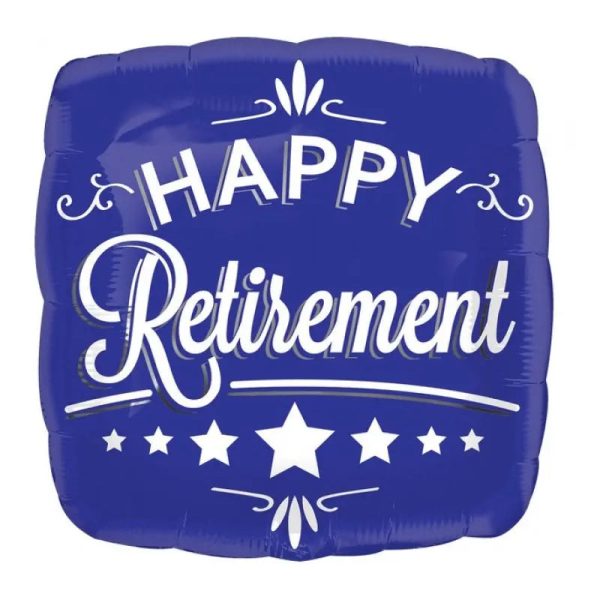 Happy Retirement Square Foil Balloon Online