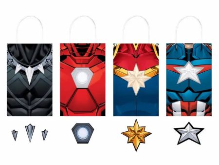 Marvel Avengers Powers Unite Treat Bag Kit - 8 Pkt on Sale