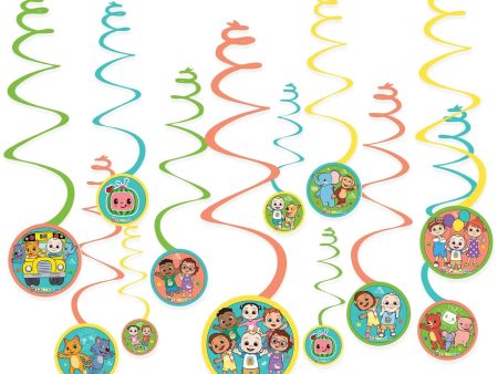 CoComelon Hanging Swirl Decorations Cheap