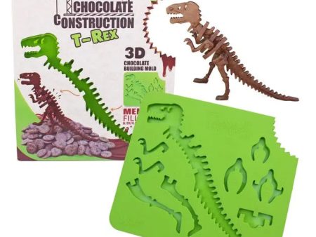 3D T-Rex Dinosaur Silicone Chocolate Mould For Discount