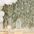 Ginger Ray Botanical Leaf Ribbon Backdrop Online Sale