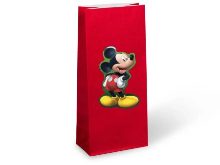 Mickey Mouse Paper Party Bag - Red Fashion