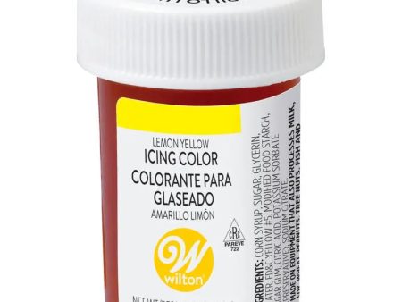 Wilton Lemon Yellow Icing Colour Supply