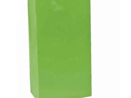 Kiwi Green Party Bags 13cm x 25cm - 12 Pkt Online