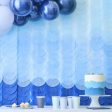 Ginger Ray Blue Ombre Tissue Paper Disc Party Backdrop Fashion