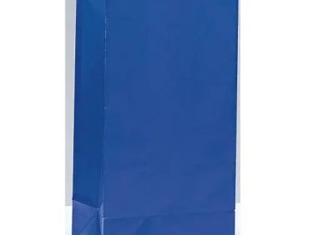 Large Royal Blue Treat Bags 26cm x 14cm - 12 Pkt Online Sale