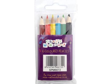 Coloured Pencils - 6 Pack For Sale