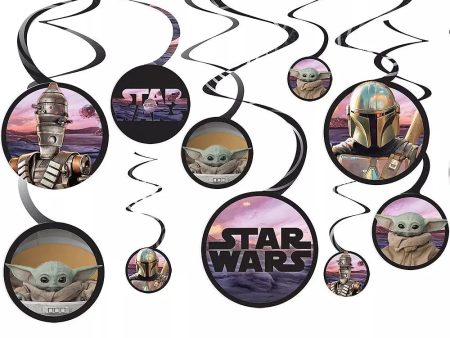 The Mandalorian Star Wars Hanging Swirl Decorations For Discount