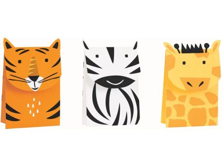 Animal Safari Treat Bag Kit - 3 Pkt Fashion