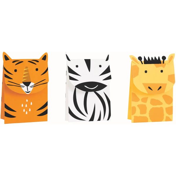 Animal Safari Treat Bag Kit - 3 Pkt Fashion