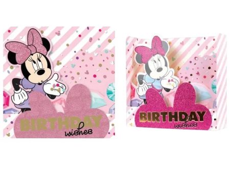 Minnie Mouse Birthday Card - Paper Pop up Card Sale