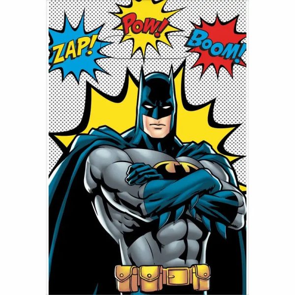 Batman Heroes Unite Loot Bags - 8 Pkt For Cheap