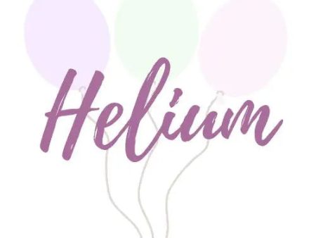 Helium for Two Giant Number or Letter Foil Balloons - WELLINGTON ONLY (EXCL KAPITI & WAIRARAPA) For Discount