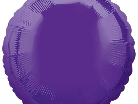 Quartz Purple Round Foil Balloon Online