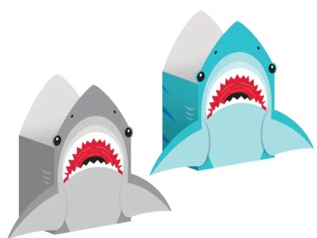 Shark Party Treat Bags - 8 Pkt For Sale