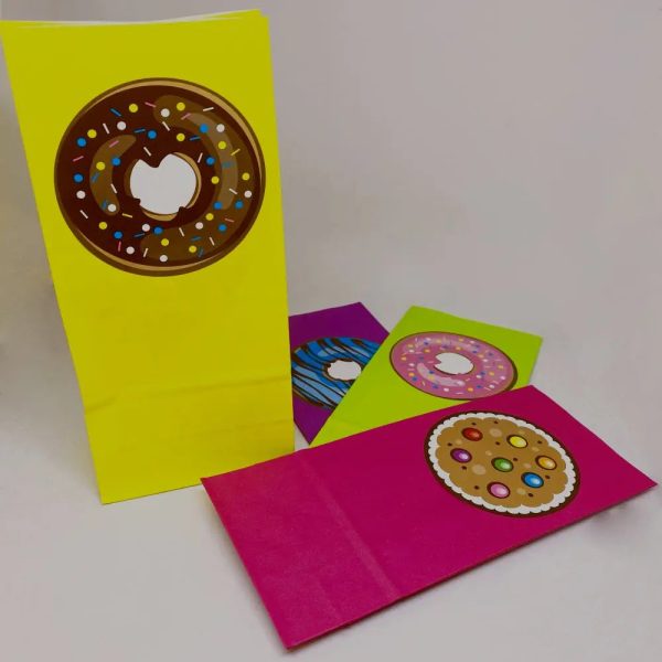 Donut Treat Bags - 8 Pkt For Sale